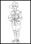 Anzac soldier (ActivityVillage)
